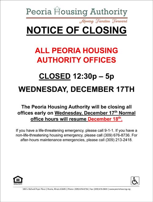 Holiday Party Office Closure Notice