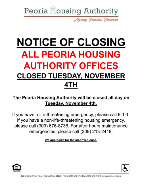 Office Closed November 4th, 2025